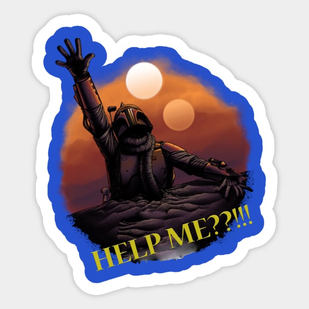 Help ME Sticker by kama